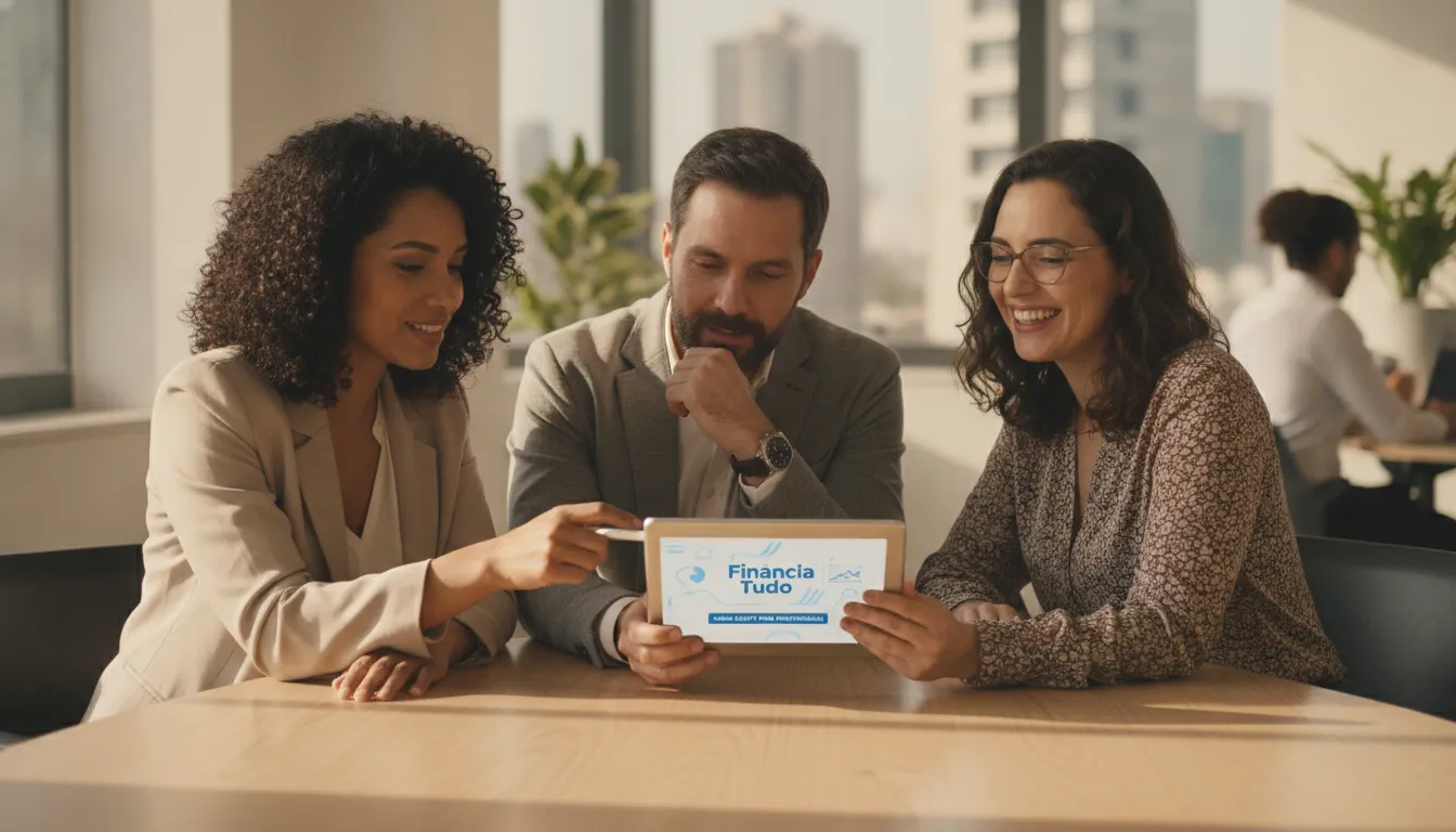 Profissionais liberais exploram home equity na plataforma Financia Tudo, buscando soluções financeiras.