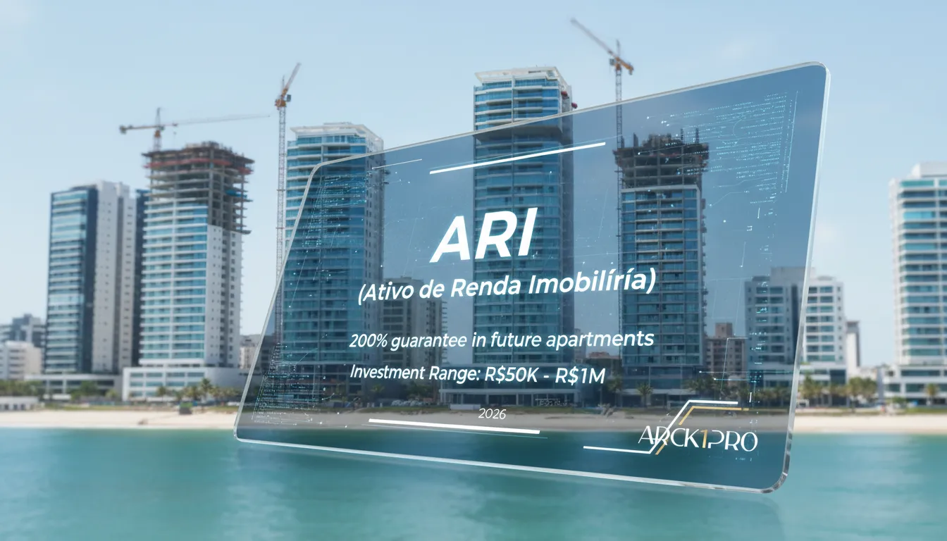Contrato ARI e garantia de 200% em apartamentos no mercado imobiliário 2026.