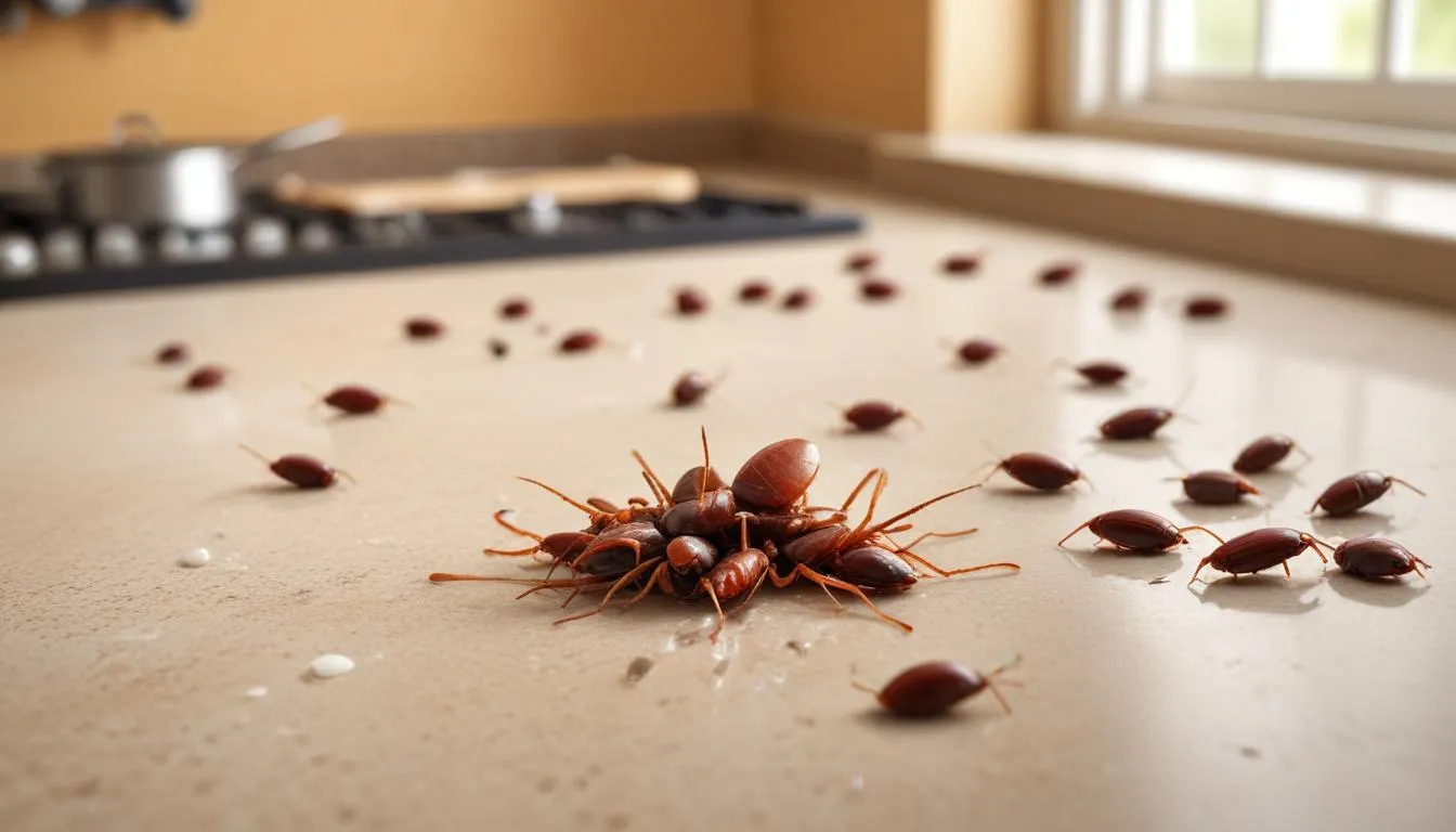 Imagem adicional: Locais Comuns Onde o Cocô de Barata Pode Ser Encontrado