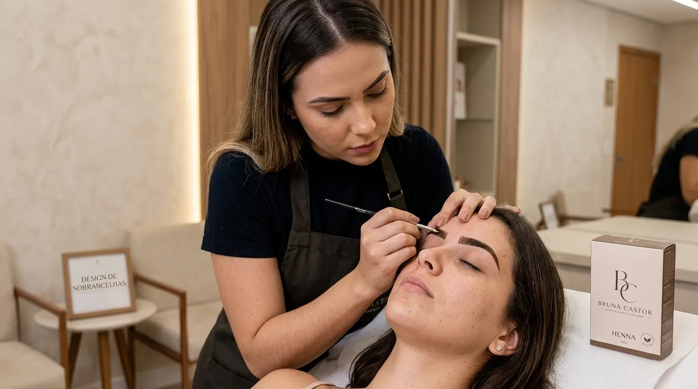 Domine o Design de Sobrancelhas com Henna: Aprenda Presencialmente em Campinas