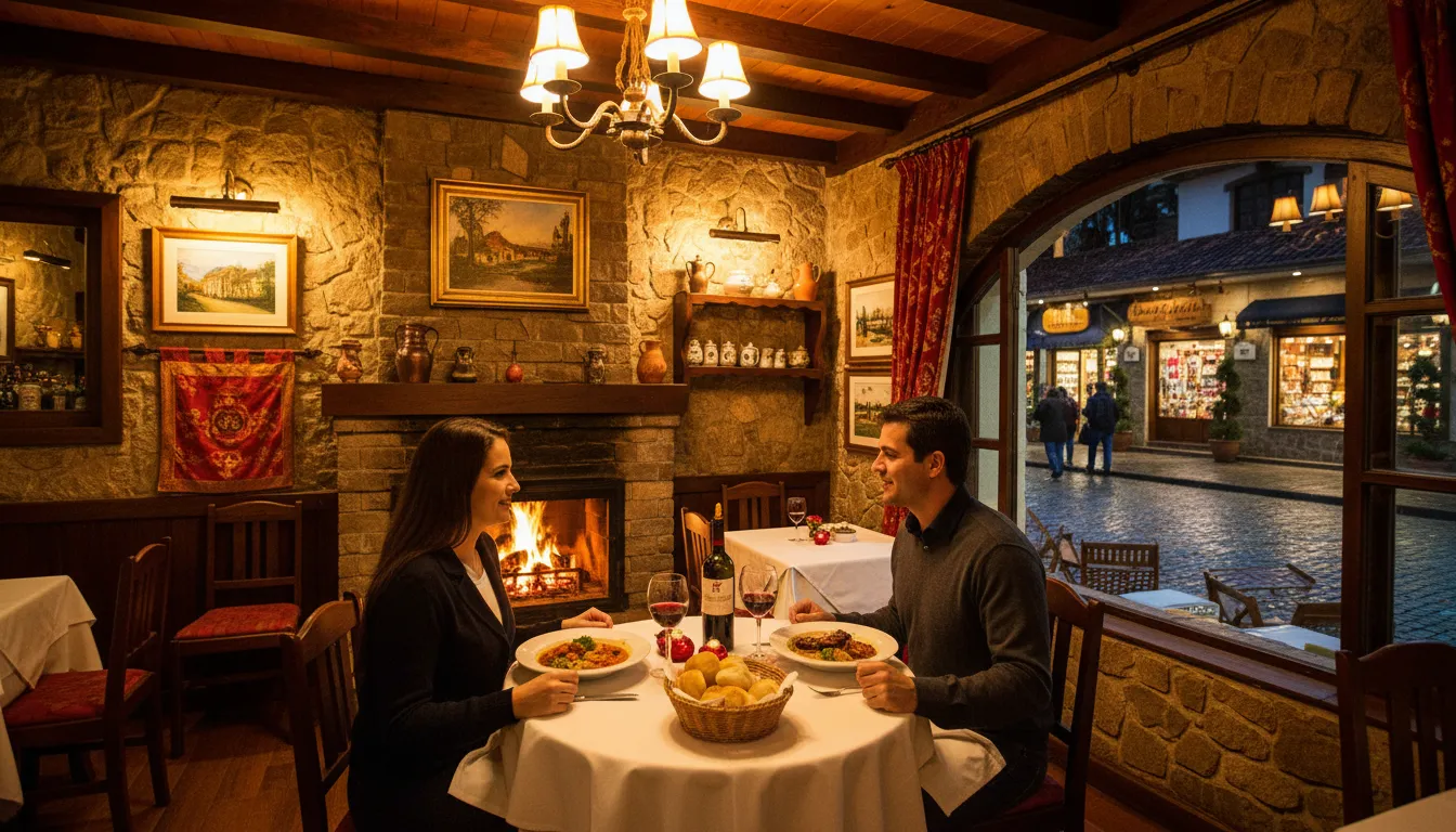 Restaurante aconchegante em Gramado, um destino ideal para uma viagem romântica para Gramado.