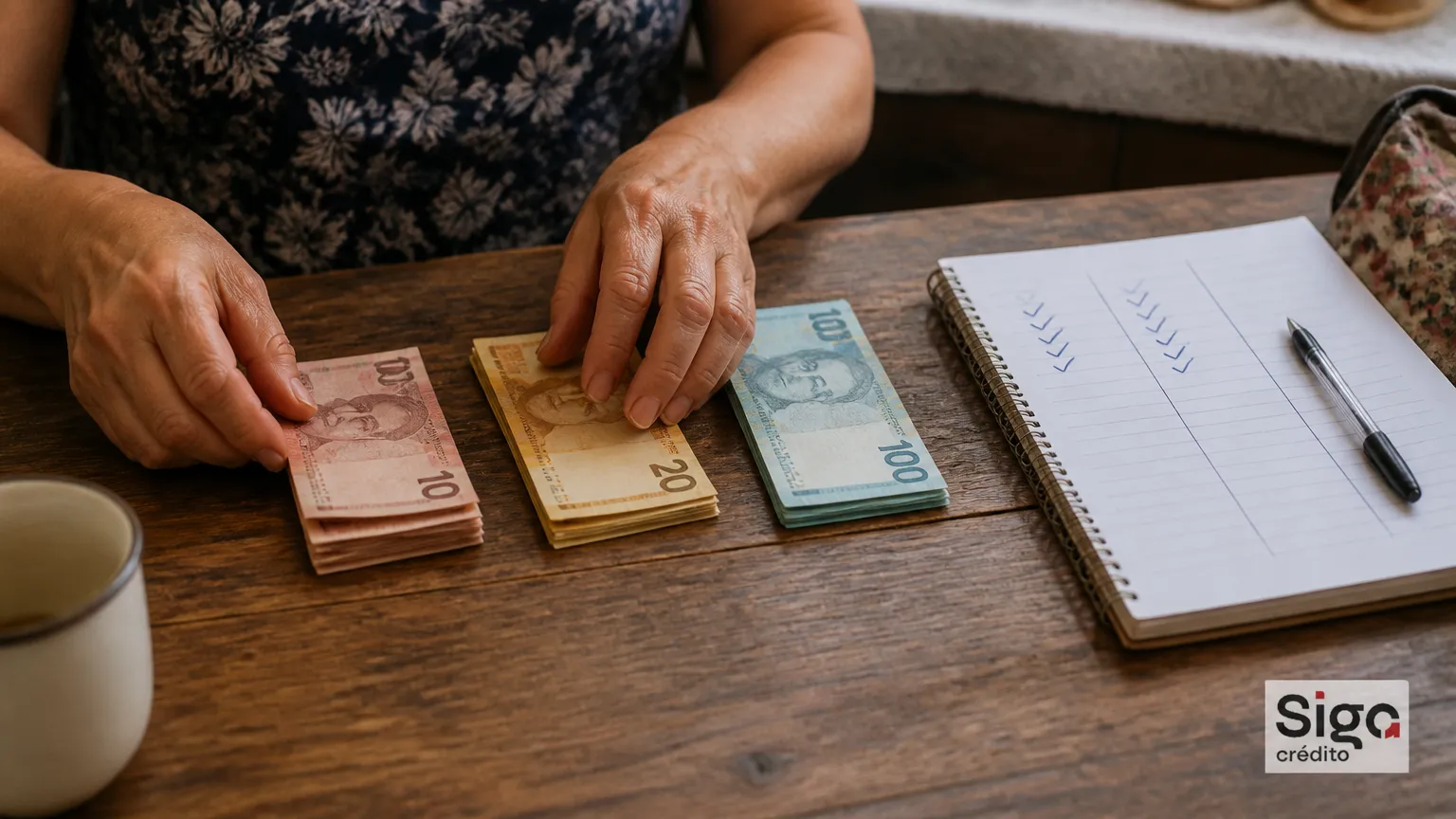 Divisão prática da renda familiar seguindo a regra 50 30 20 para pagar contas essenciais