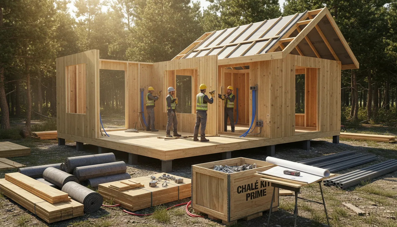 Ilustração da seção: O que é um Kit Chalé