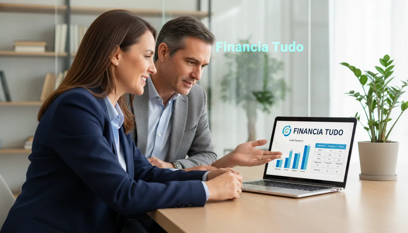 Especialista da Financia Tudo oferece orientação transparente para análise de crédito com garantia ao cliente.