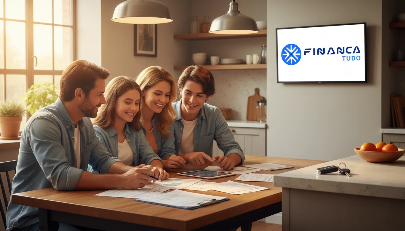 Aperto de mãos sobre um título de carro, simbolizando que refinanciar carro ainda financiado vale a pena com juros menores.