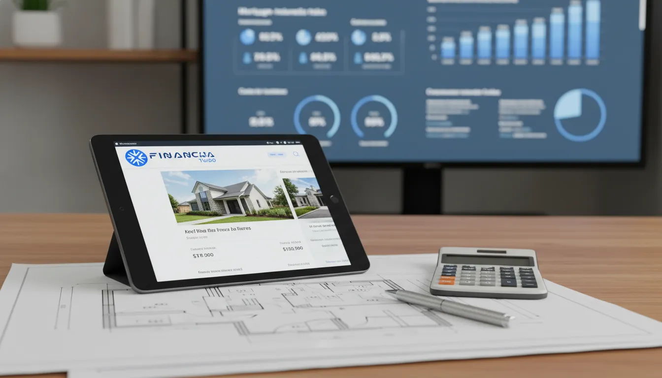 Análise de plantas de construção e listagens imobiliárias para decidir entre construir ou comprar imóvel.