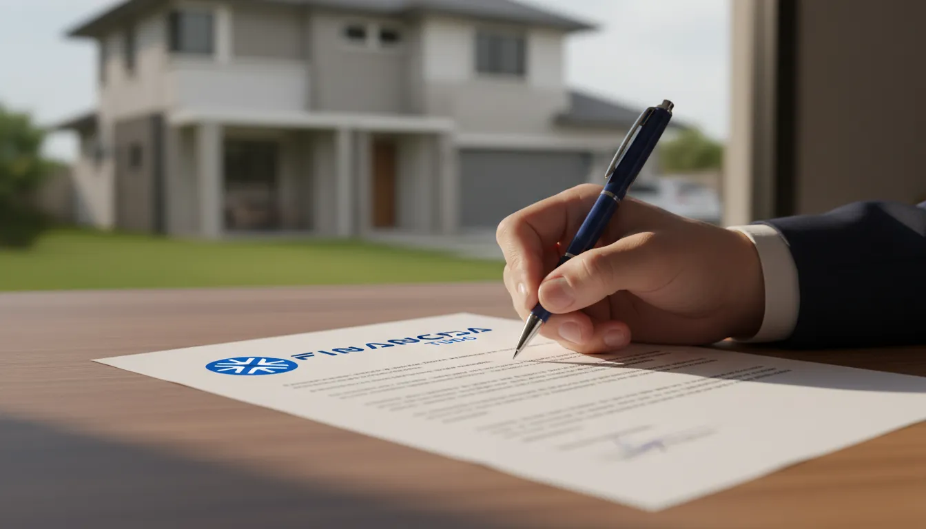 Assinatura de contrato de home equity para reorganização financeira com a Financia Tudo.
