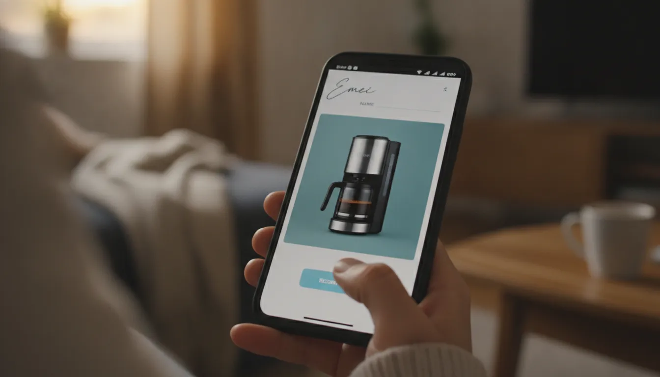 Smartphone exibe e-mail personalizado de CRM marketing, nutrição de leads eficaz para clientes.
