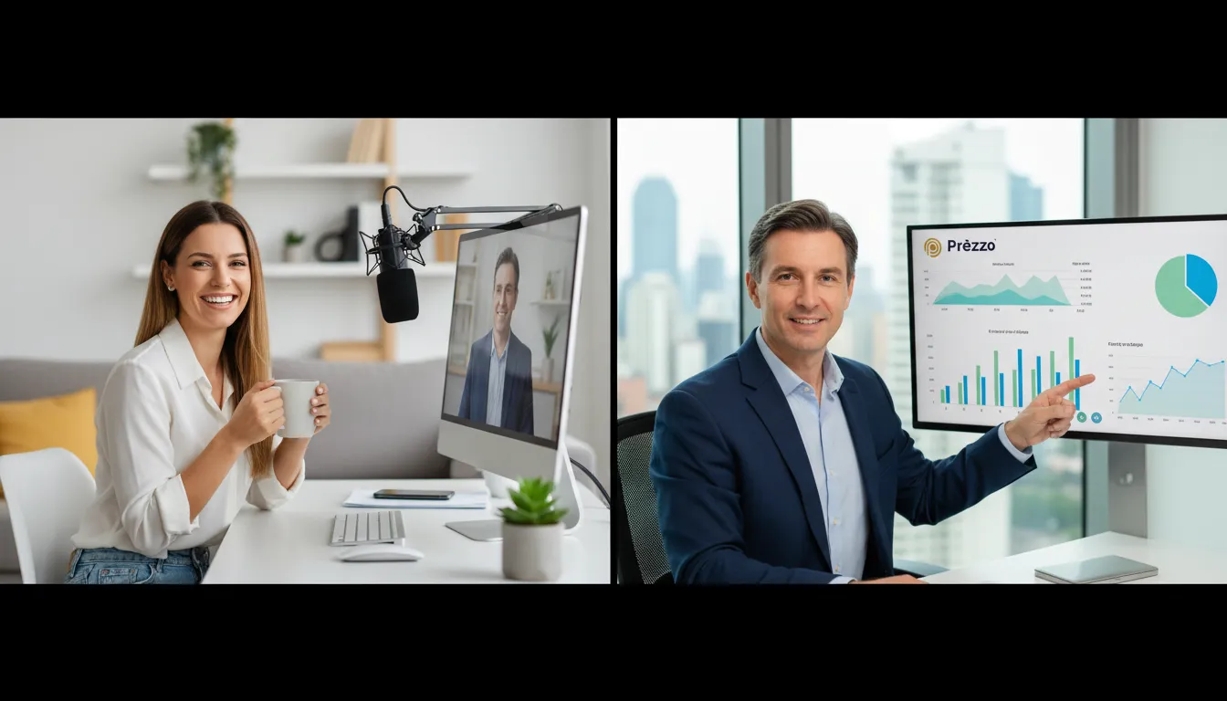 Influenciador digital recebendo assessoria contábil especializada para regularizar sua renda. Prezzo Contábil oferece contabilidade para influenciadores.