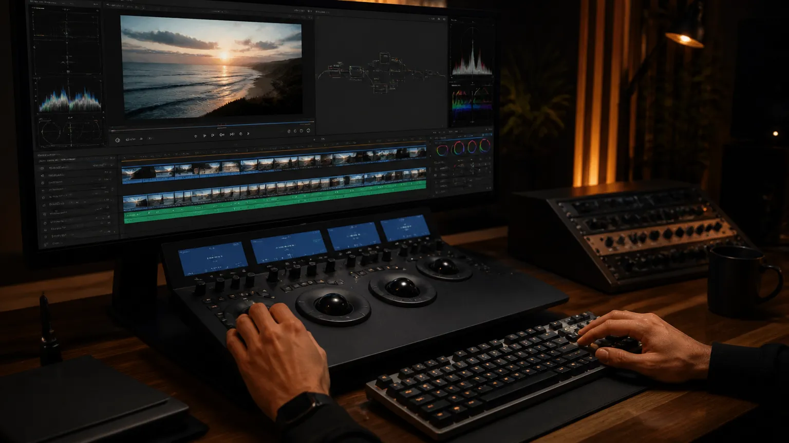Edição audiovisual estratégica consolidando o posicionamento digital no YouTube para negócios.
