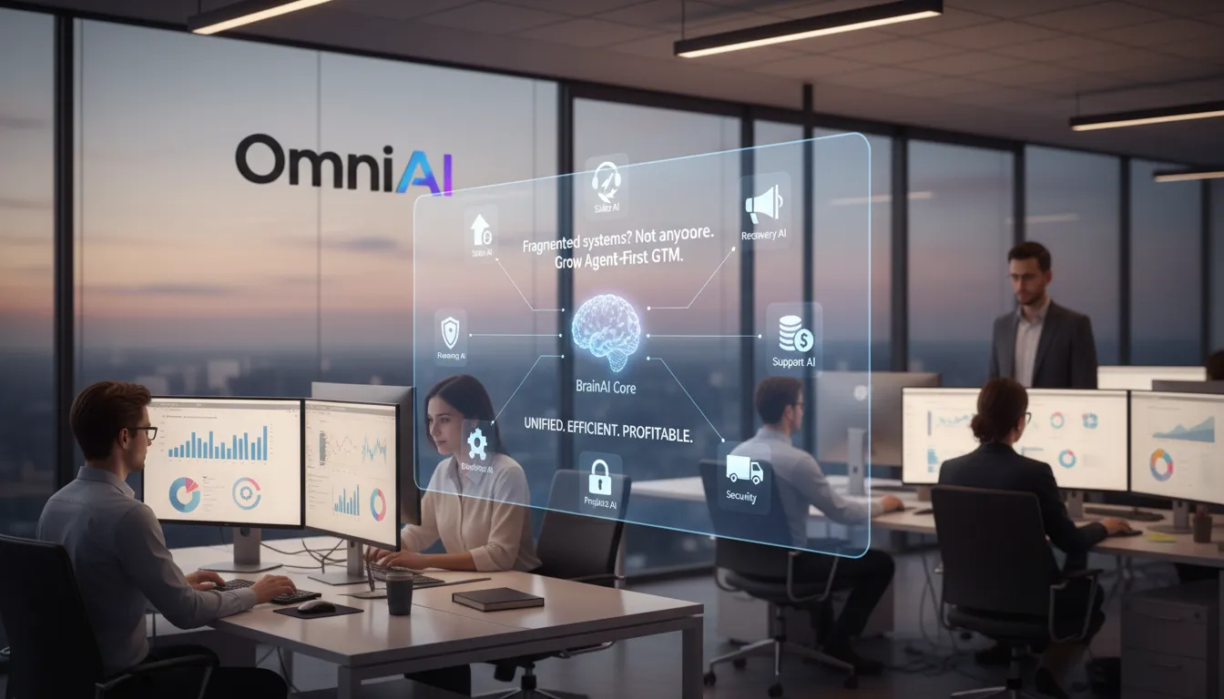 Ten specialized AI agents seamlessly orchestrated by BrainAI, enhancing efficiency and unifying operations to grow agent-first GTM.