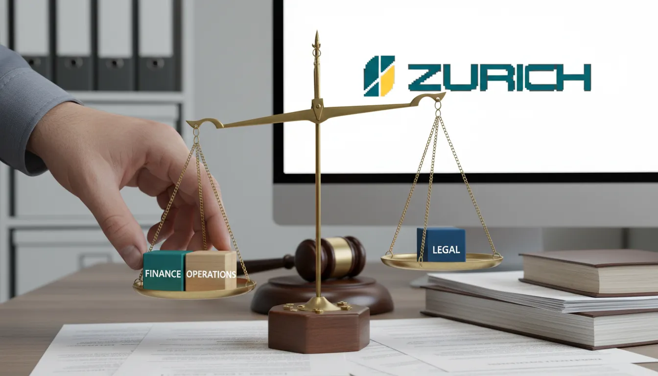 Blocos de construção representando os aspectos de uma empresa em uma balança, simbolizando o impacto da nova lei sobre a contribuição sindical.