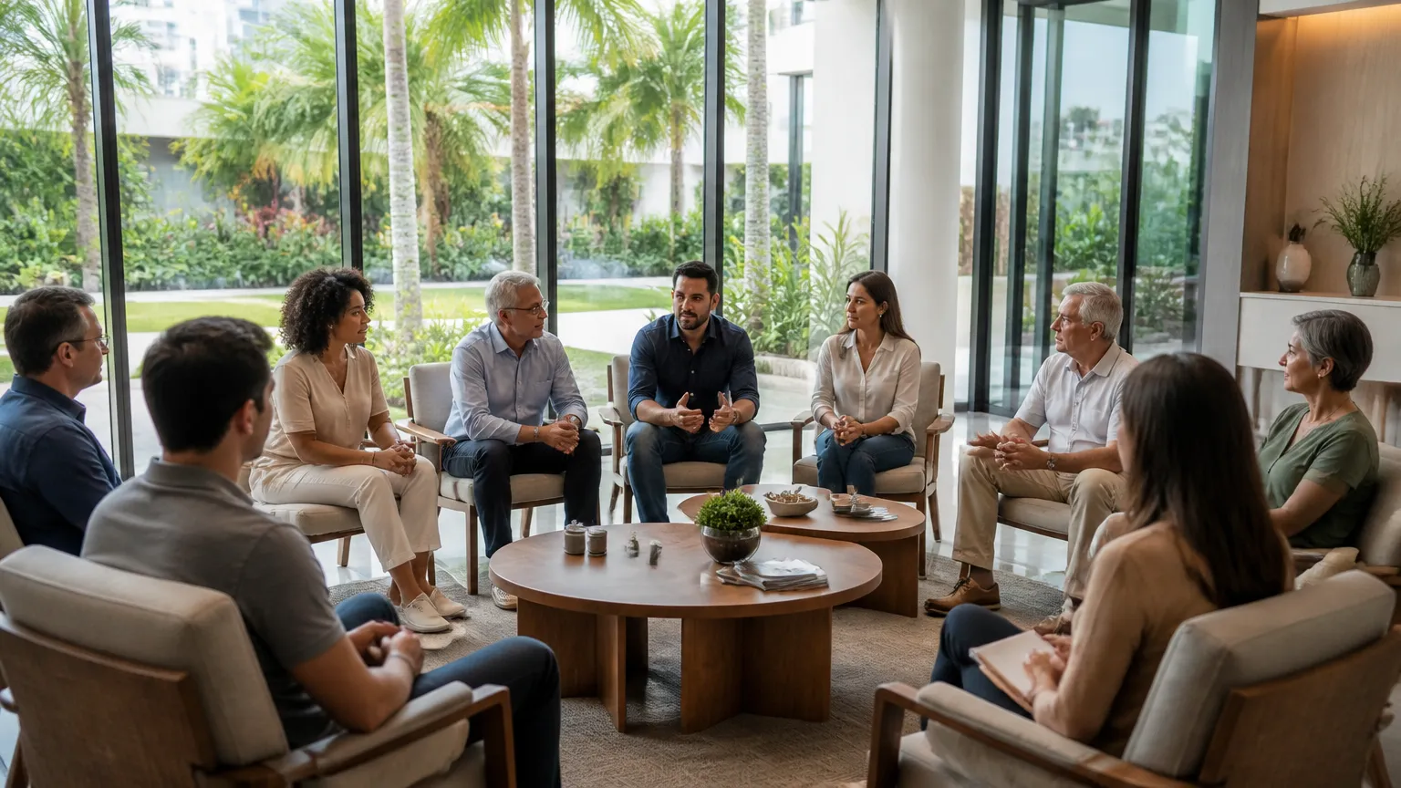 Assembleia decidindo sobre empréstimo condominial ou parcelamento com fornecedor da reforma.