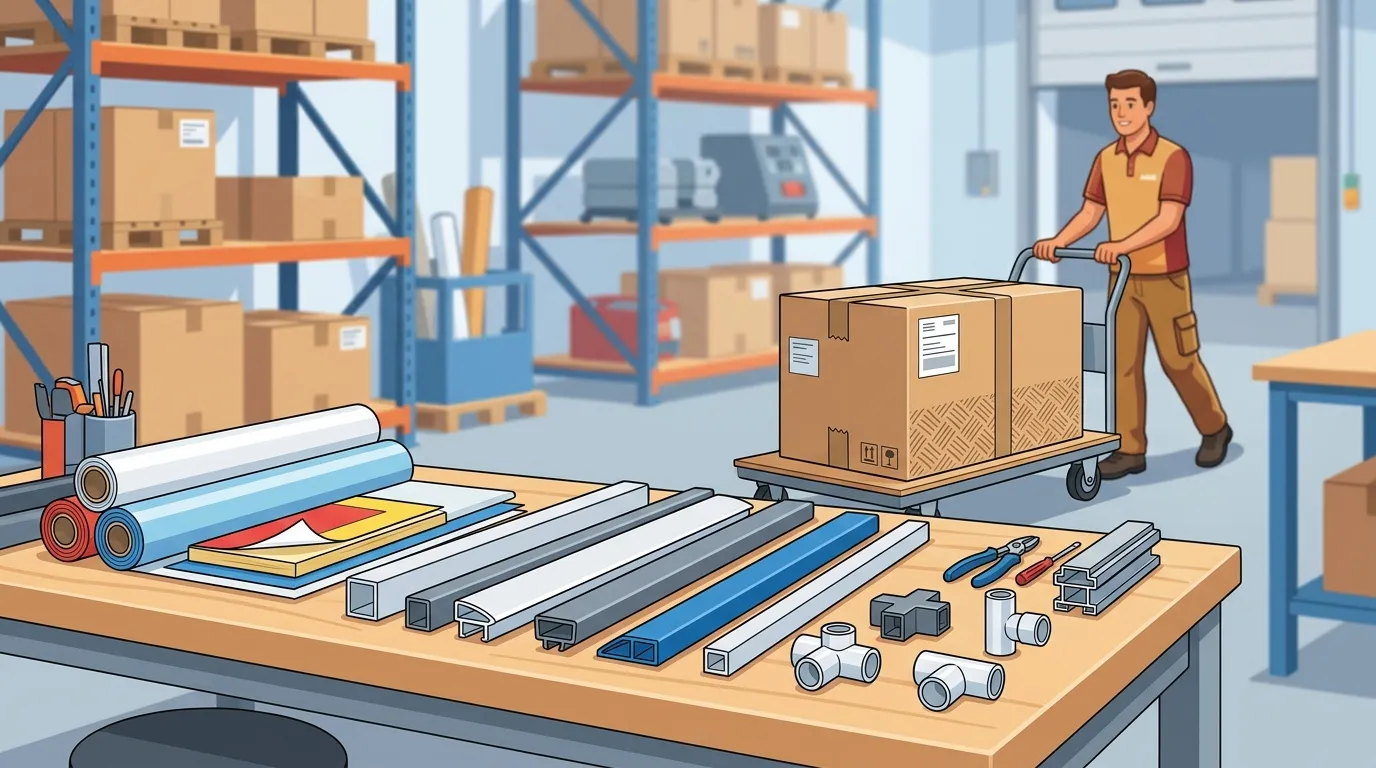 Produtos finais prontos após injeção peças plásticas fabricação para entrega rápida em todo o Brasil.