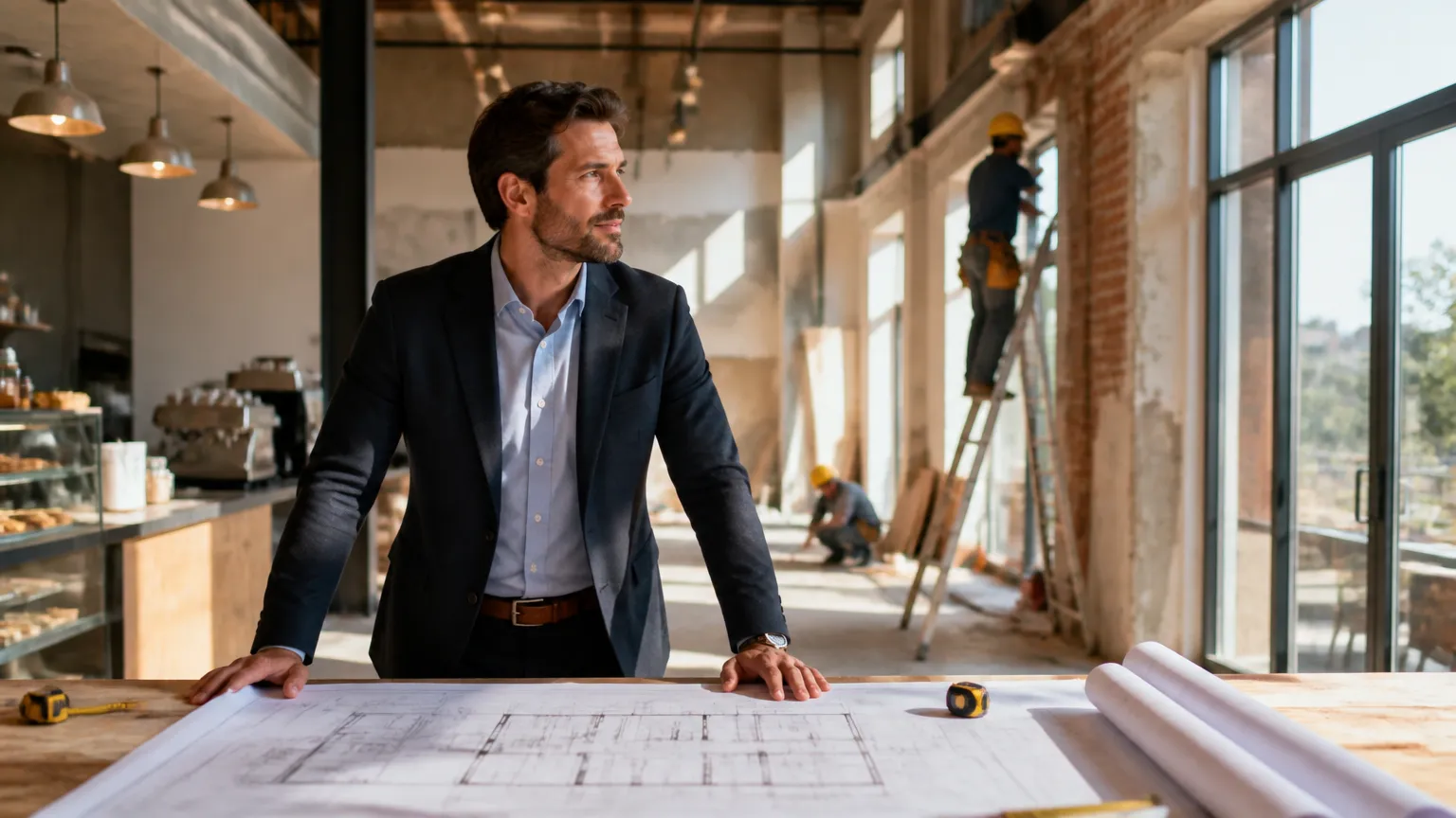 Empreendedor aplicando recursos e aprendendo como usar patrimônio imobiliário para expansão de novos negócios.