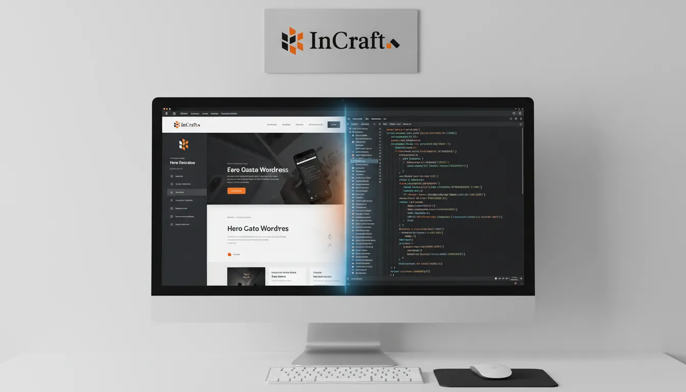 Integração impecável de design UI/UX e desenvolvimento WordPress em um site para startup, demonstrando sofisticação digital e eficiência.