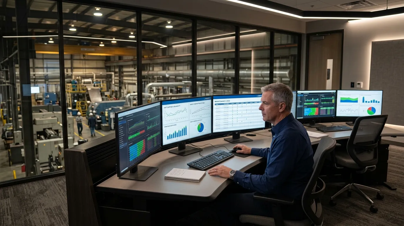 Gestão de ativos industriais em CMMS para aumentar o tempo de vida dos seus equipamentos na fábrica.