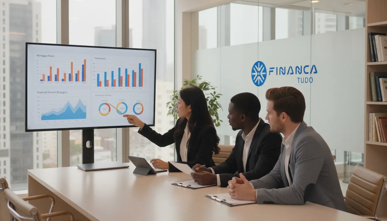 Especialistas da Financia Tudo orientam casal sobre como melhorar o score para financiamento imobiliário e obter as melhores taxas.