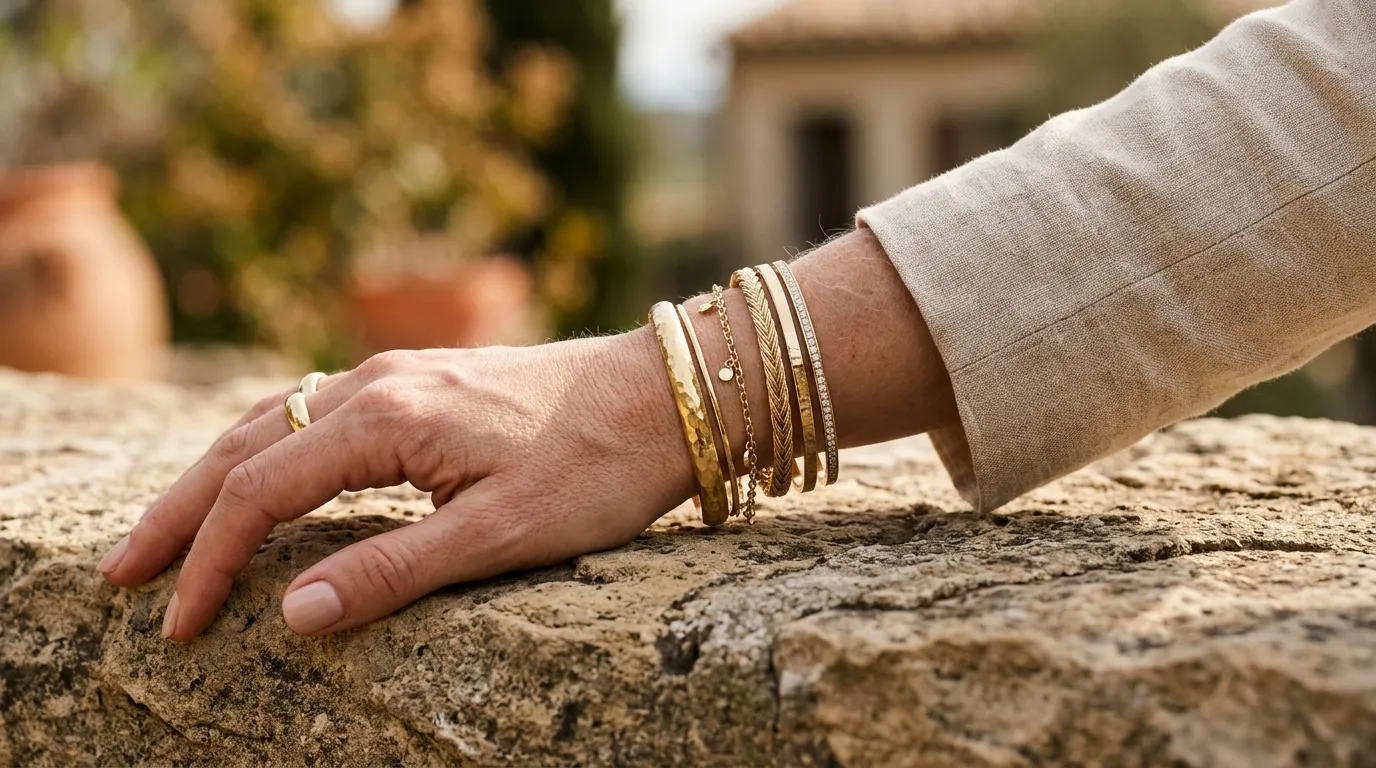Guia de Estilo: Como Usar Pulseiras de Ouro