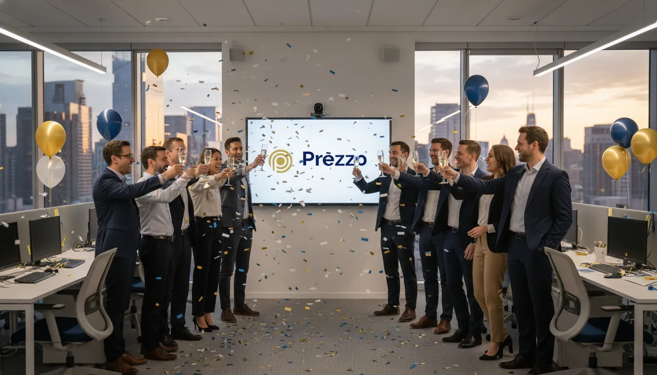Equipe celebrando a transição bem-sucedida, simbolizando o sucesso ao mudar de escritório de contabilidade em 2026.