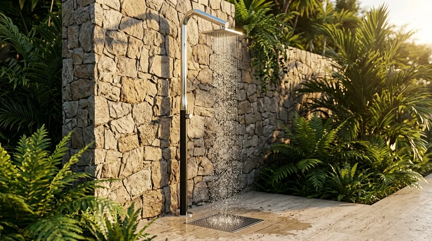 Ducha para Piscina: Como Escolher a Ideal para a Área Externa