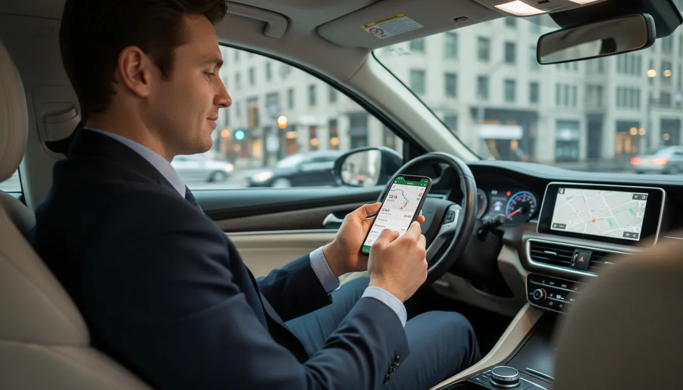 Gerente financeiro analisando relatórios de Gestão de Km para times externos e aprovando reembolsos na plataforma Stuo.