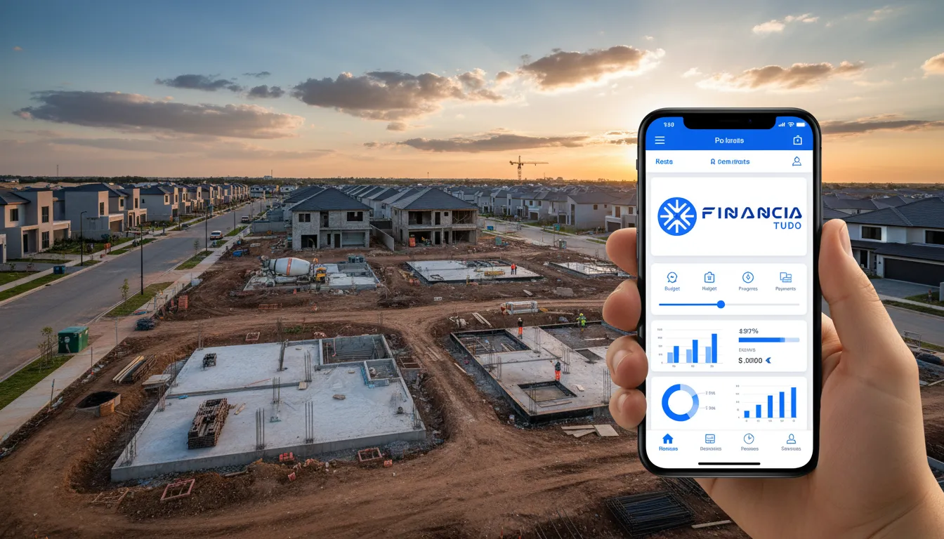 Diversos projetos de construção, com destaque para o aplicativo Financia Tudo, que facilita o gerenciamento do crédito para construção em terreno próprio, do início ao fim.