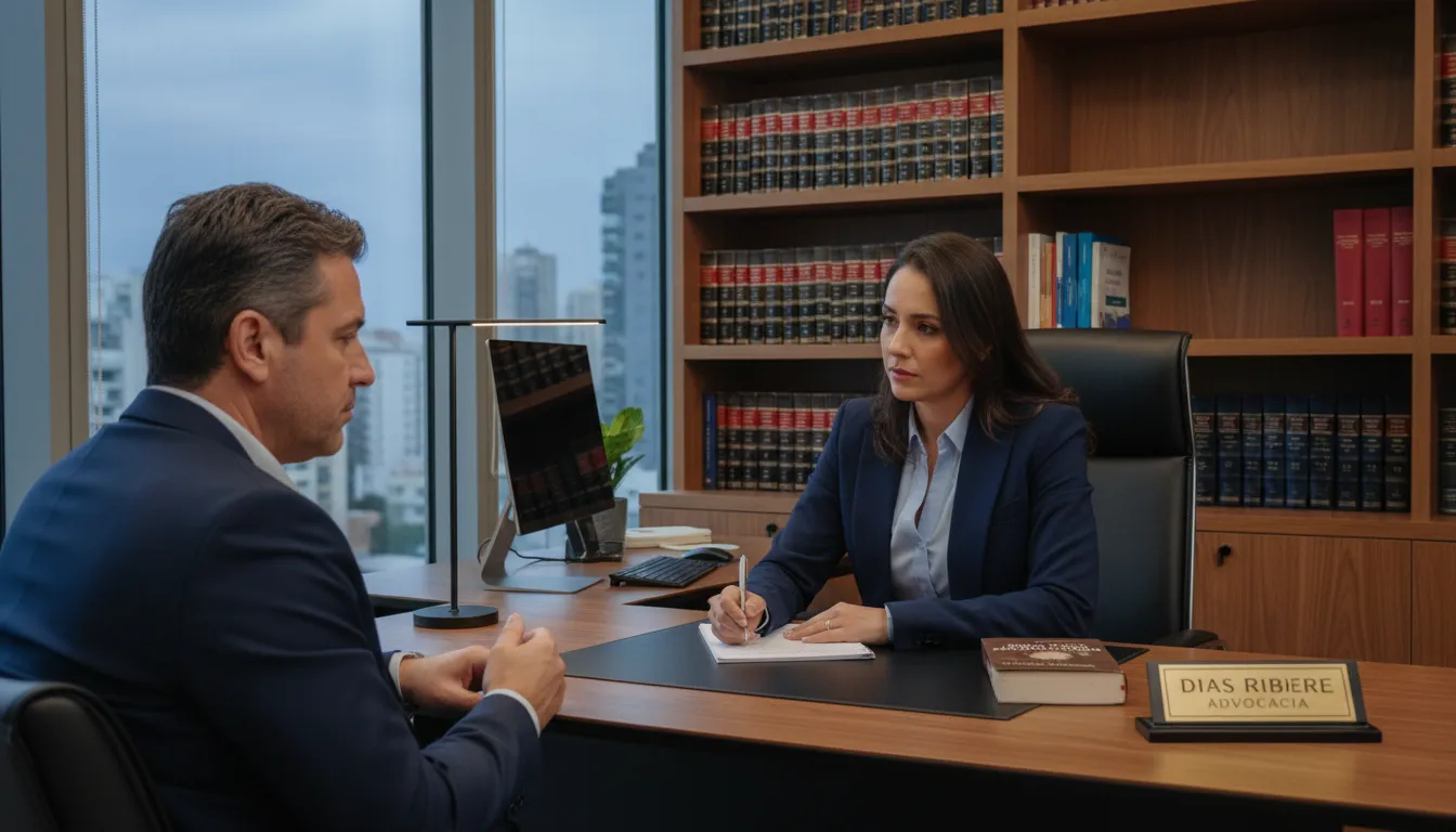 Consultoria jurídica especializada: um advogado em Senhor do Bonfim da Dias Ribeiro Advocacia buscando soluções eficazes para clientes e seus direitos.