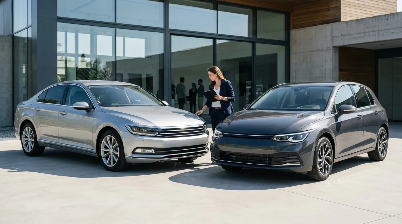 Comparação entre carros para avaliar a idade do veículo para refinanciamento de valores.