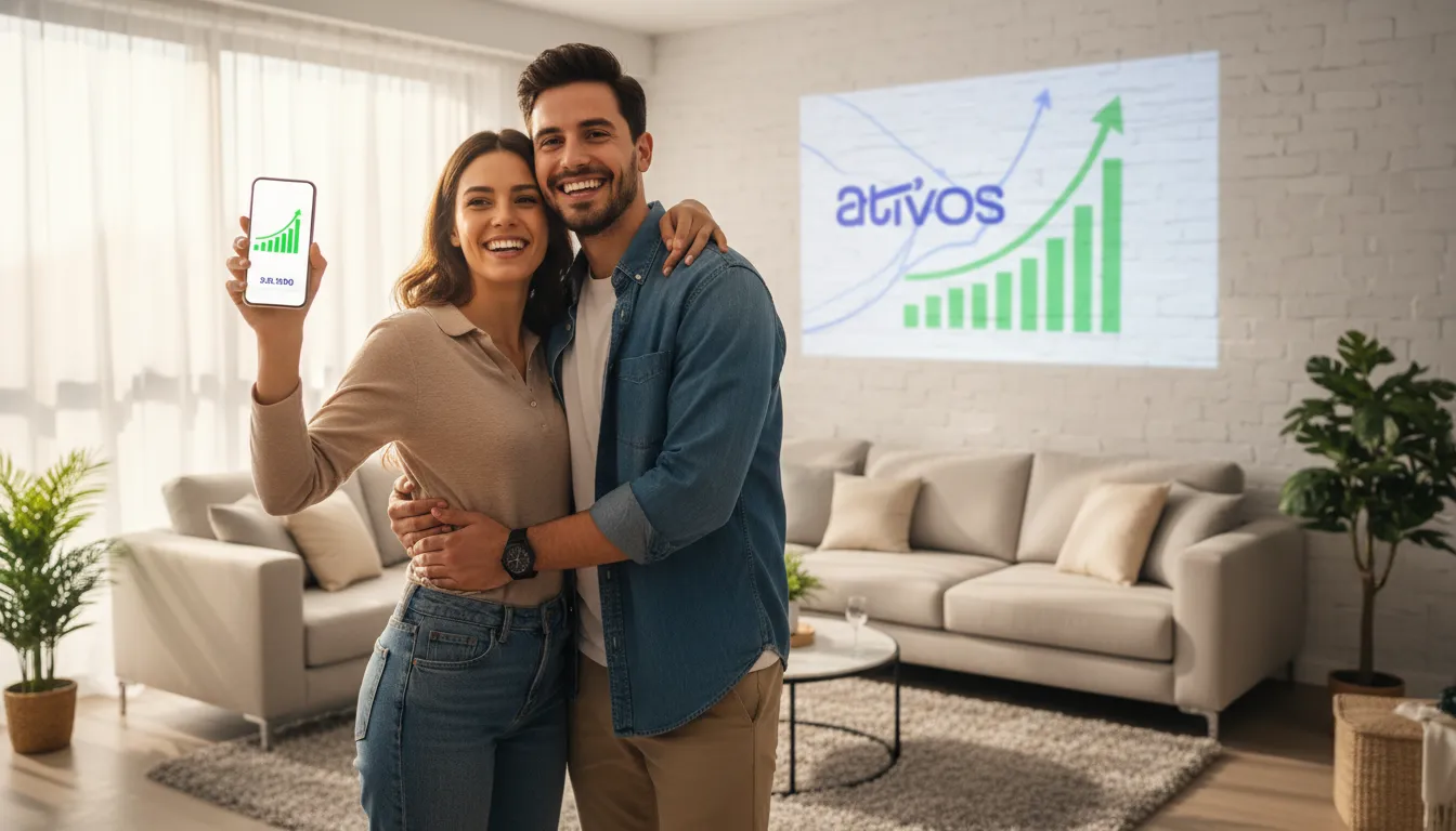 Casal celebra a realização de sonhos graças à liquidez imediata de um precatorio facil, proporcionada pela segurança e tecnologia da Ativos.